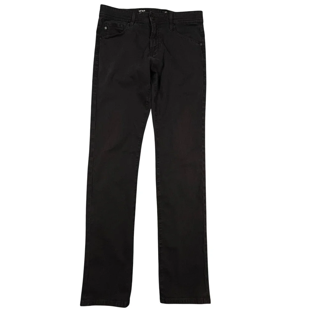 AG Adriano Goldschmied The Tellis Jeans Mens 32.34 Black Modern Slim Denim Pants